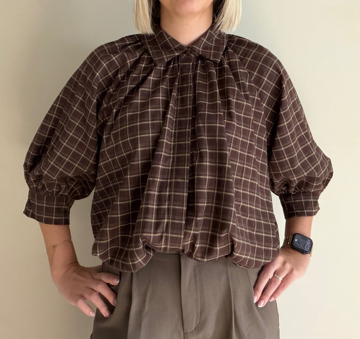 Lou blouse - bruin