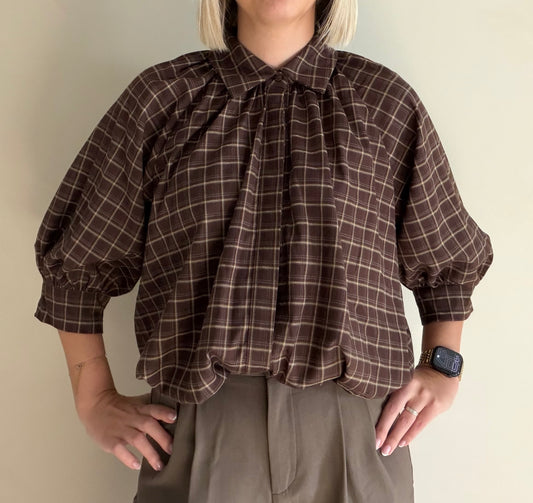 Lou blouse - bruin