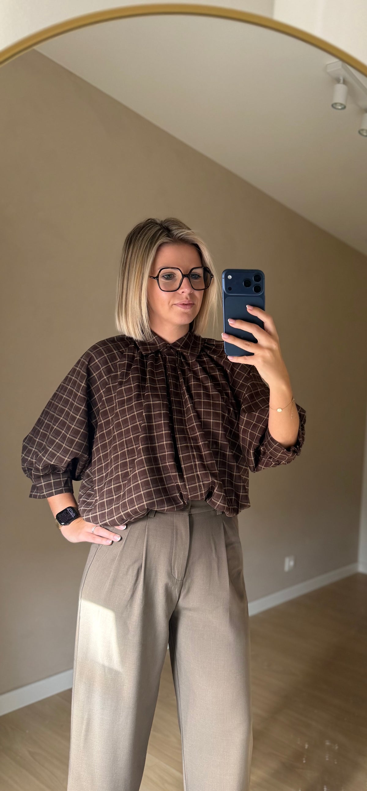 Lou blouse - bruin