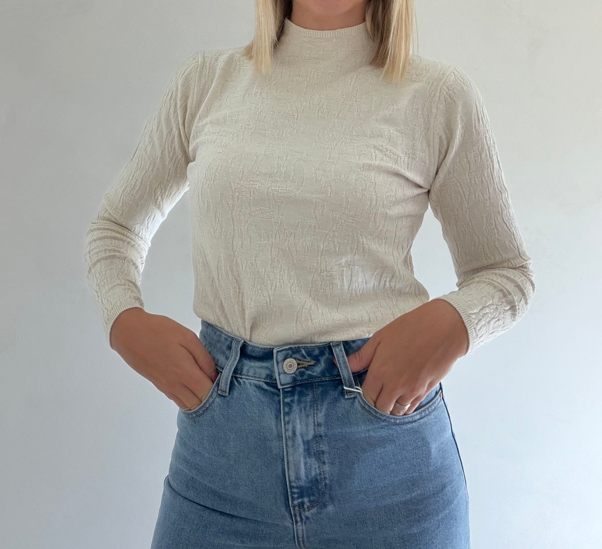 Manon longsleeve - crème