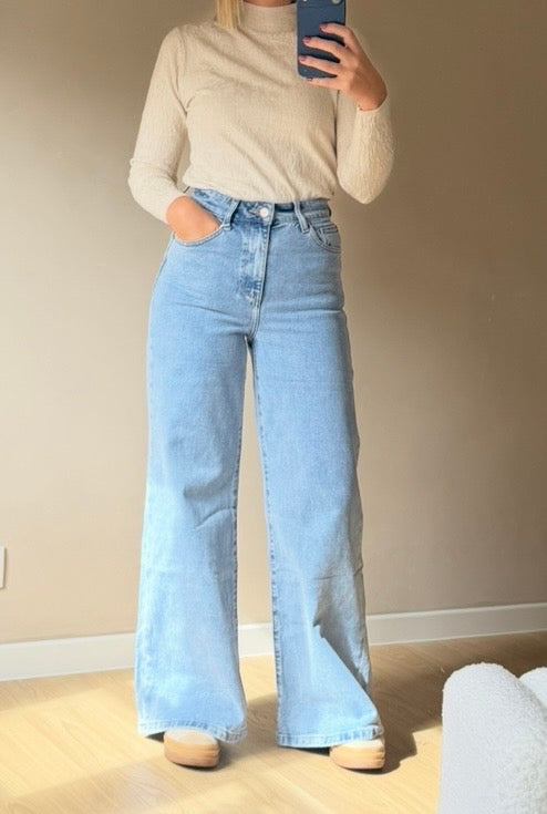 Jada wide leg jeans - blue