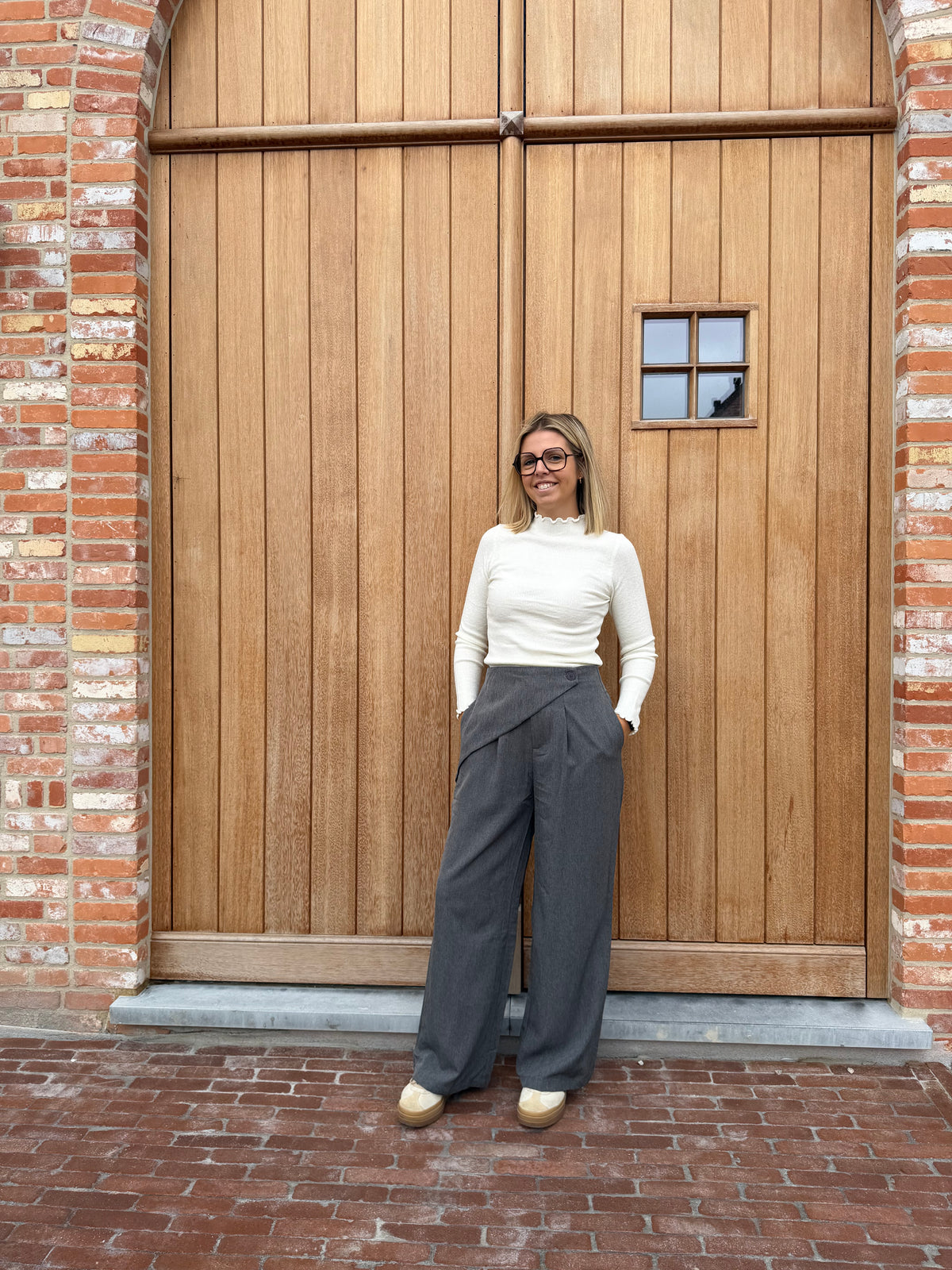 Ella pantalon - grijs