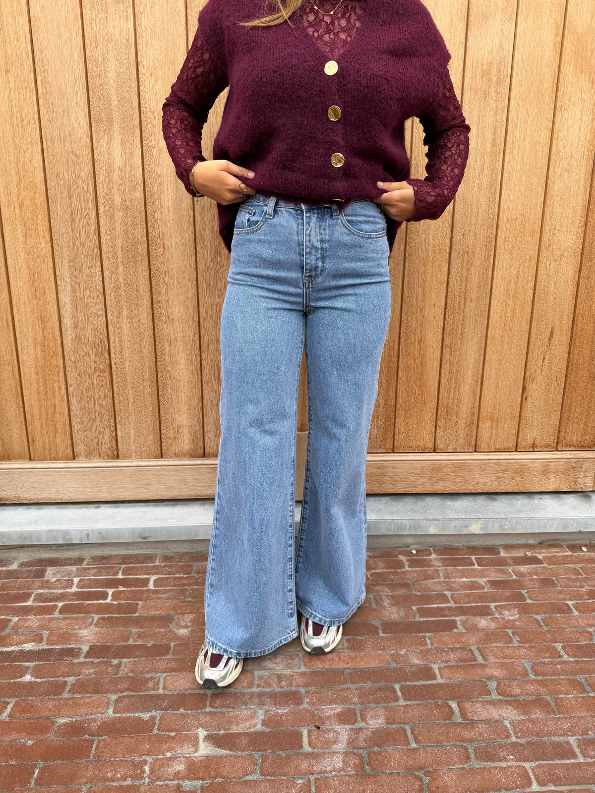 Jada wide leg jeans - blue