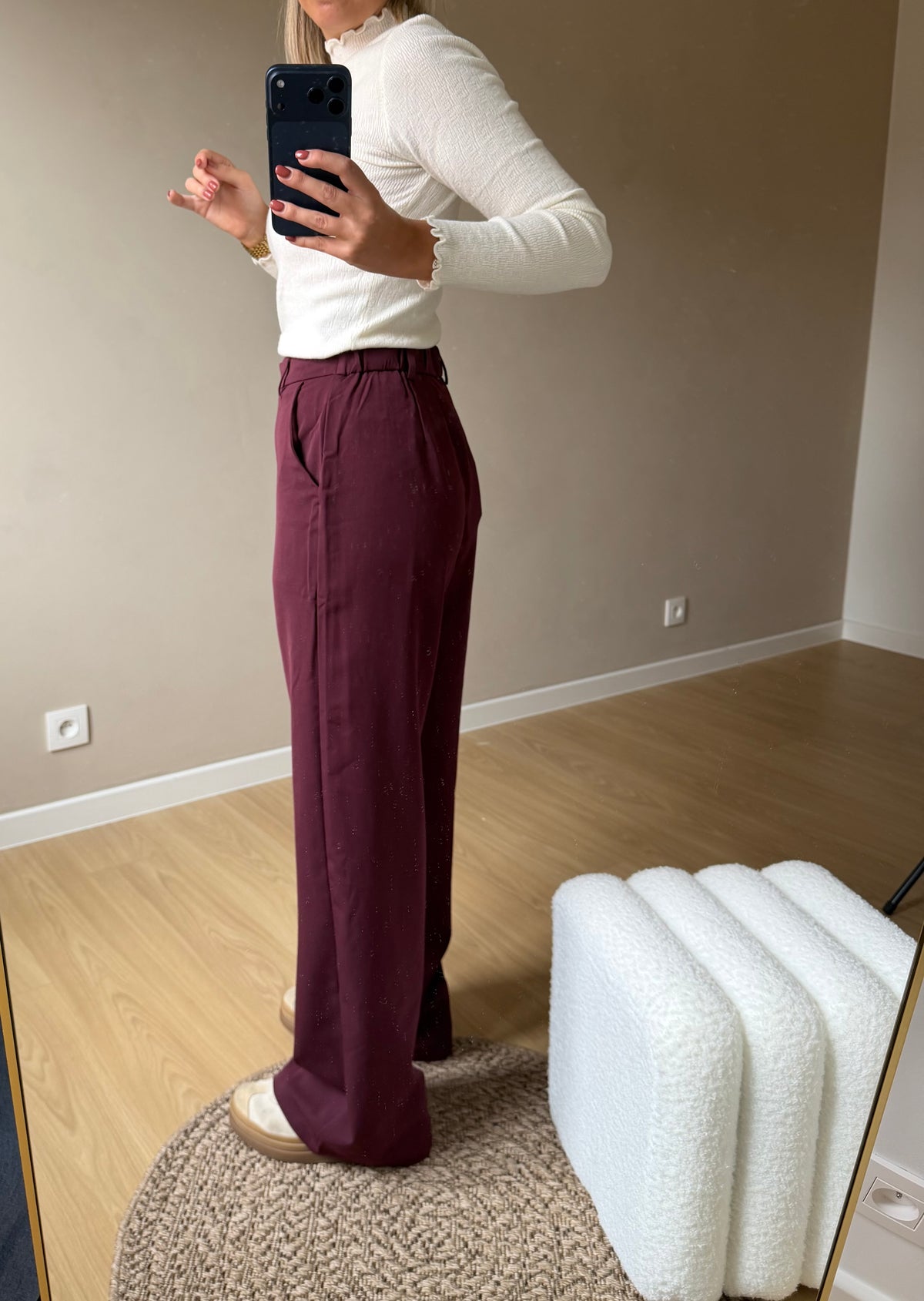 Lea pantalon - burgundy
